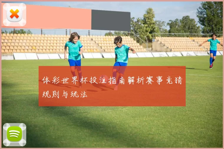 体彩世界杯投注指南解析赛事竞猜规则与玩法