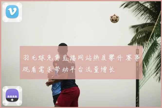 羽毛球免费直播网站热度攀升 赛事观看需求带动平台流量增长